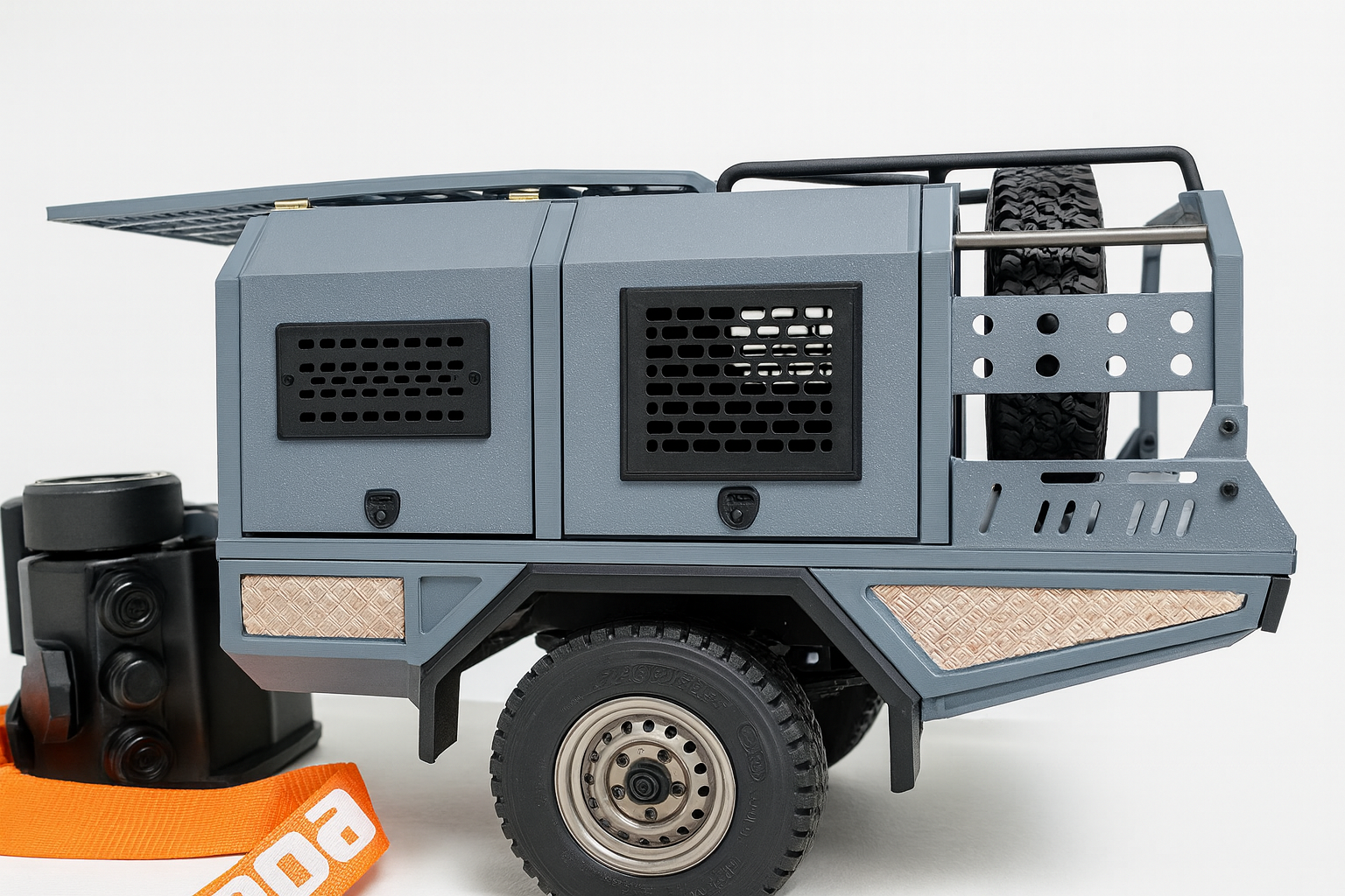 1/10 LC70 Overland Trailer / Rear Bed – 3D Printed RC Crawler Accessory