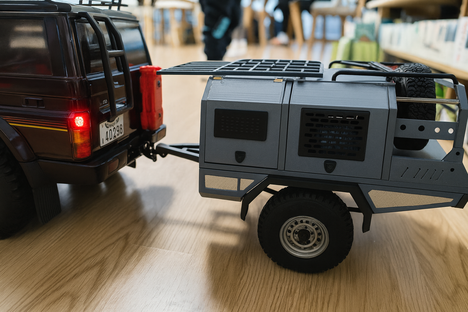 1/10 LC70 Overland Trailer / Rear Bed – 3D Printed RC Crawler Accessory