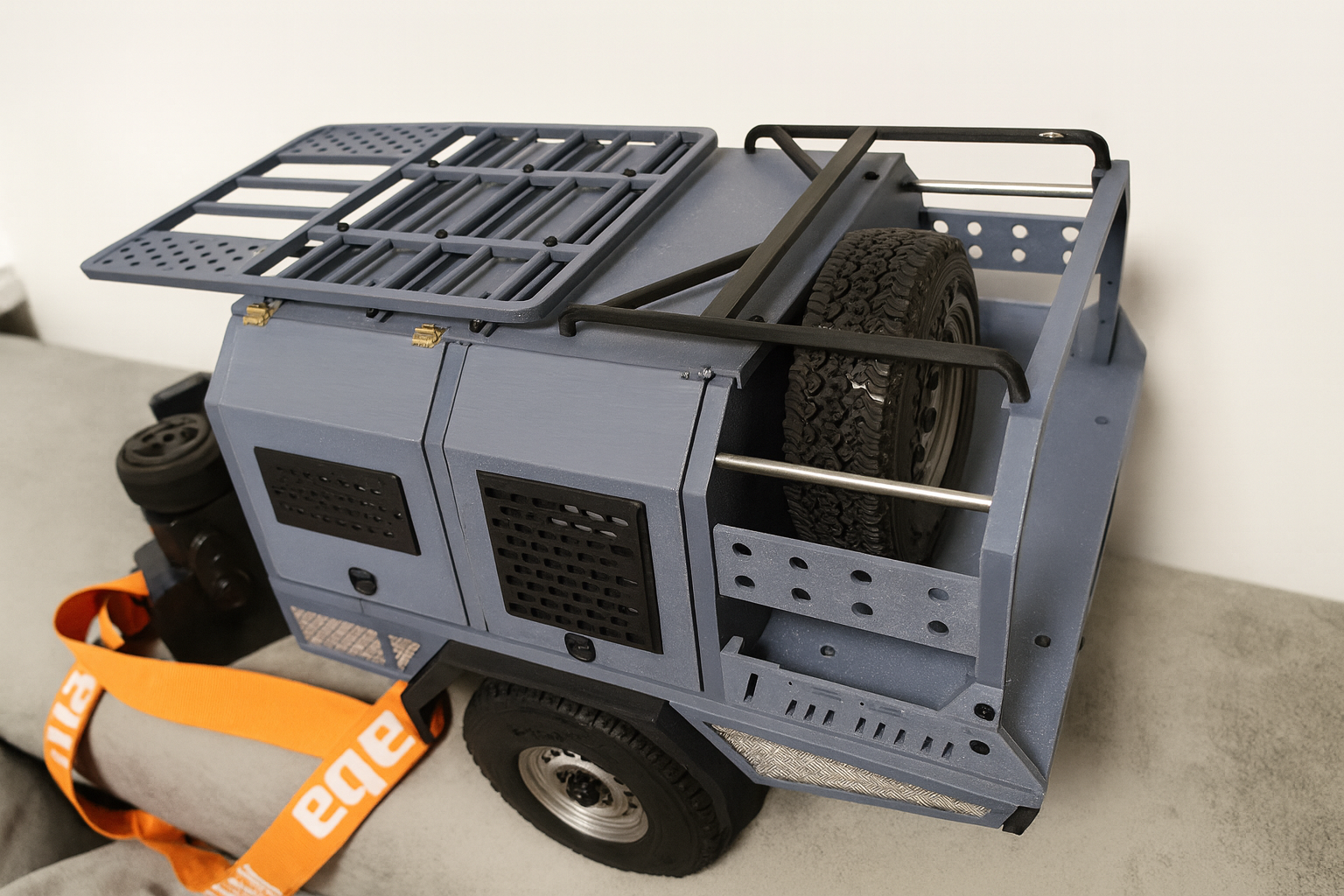 1/10 LC70 Overland Trailer / Rear Bed – 3D Printed RC Crawler Accessory