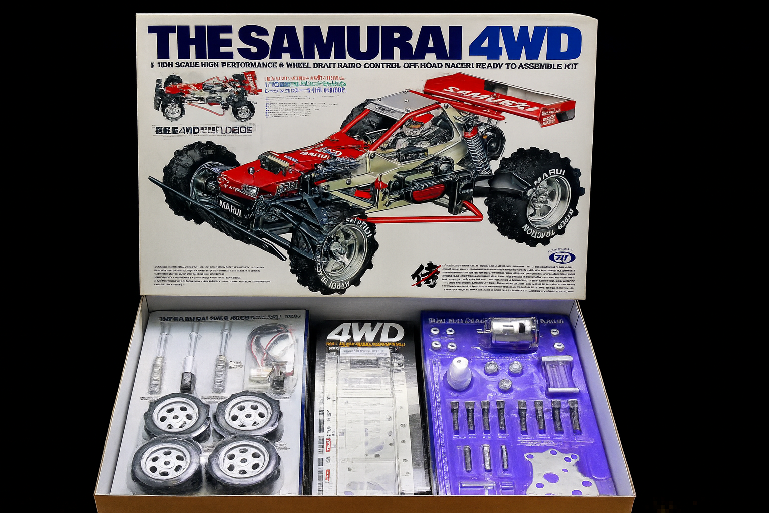 Marui The Samurai 4WD – 1/10 Vintage RC Buggy (1985)