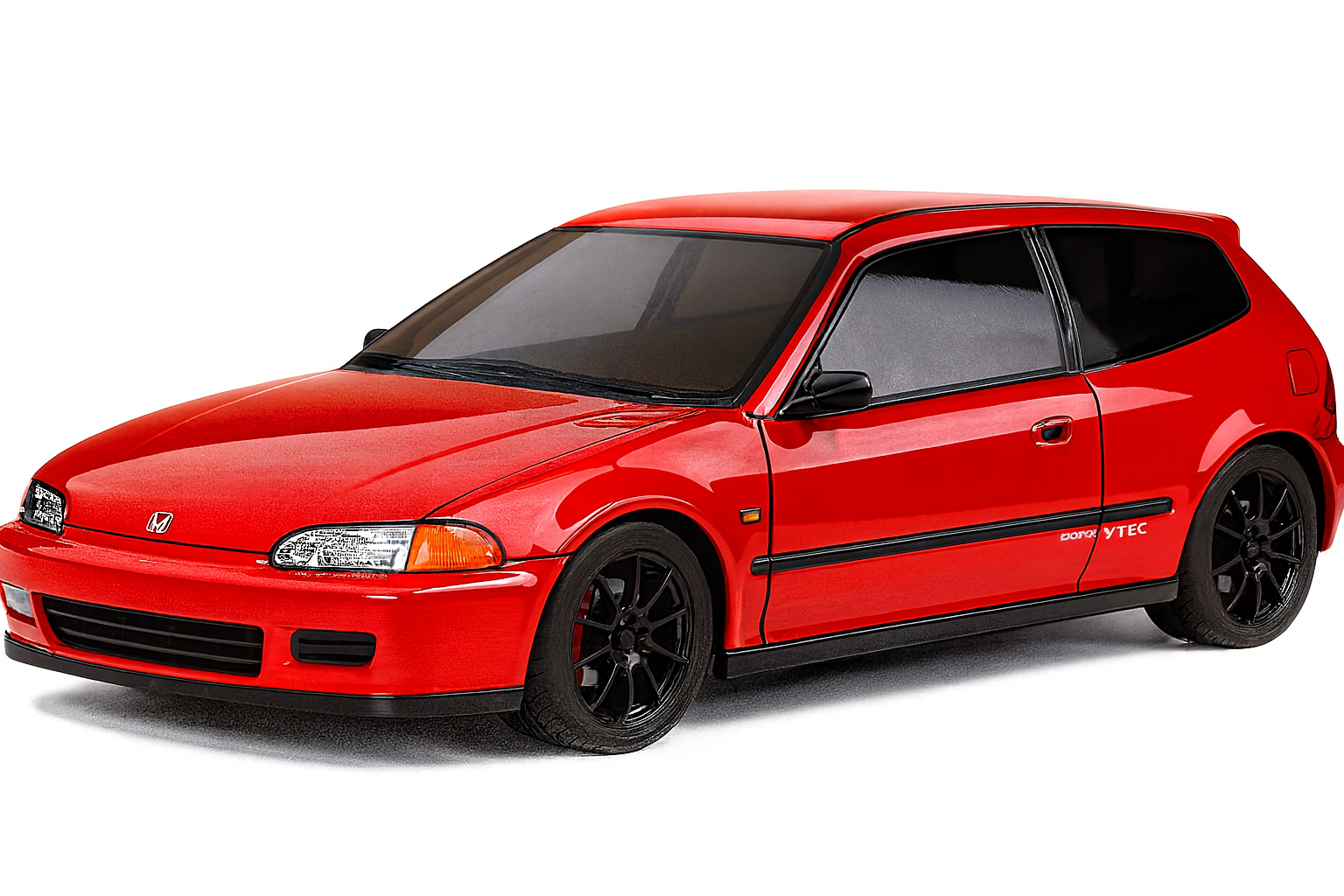 MST Honda Civic EG6 Clear Body Shell – 1/10 Polycarbonate with Light Buckets