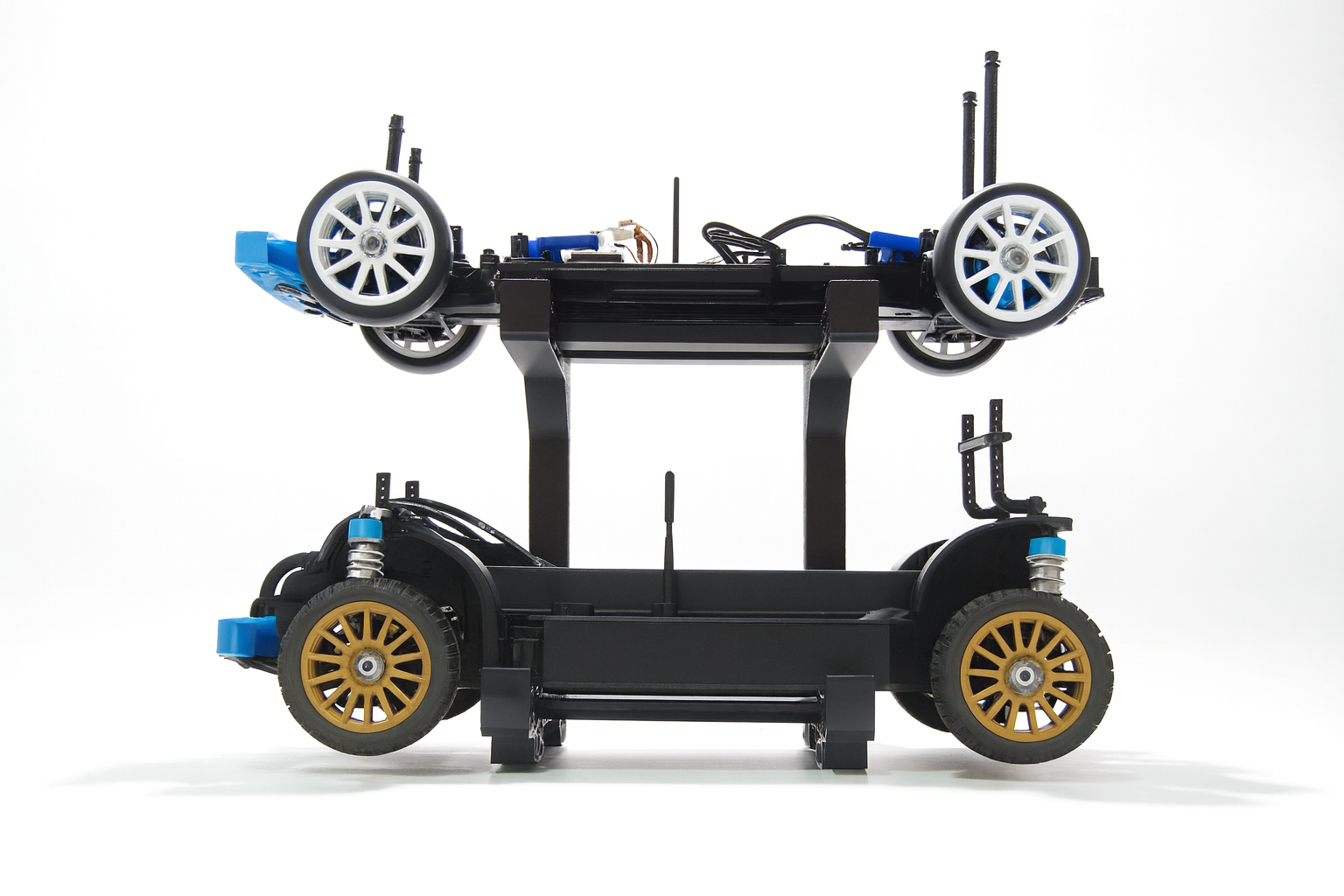 RC Car Display & Maintenance Stand – Chassis Base for 1/10, 1/12, 1/16 Touring, Rally & Drift