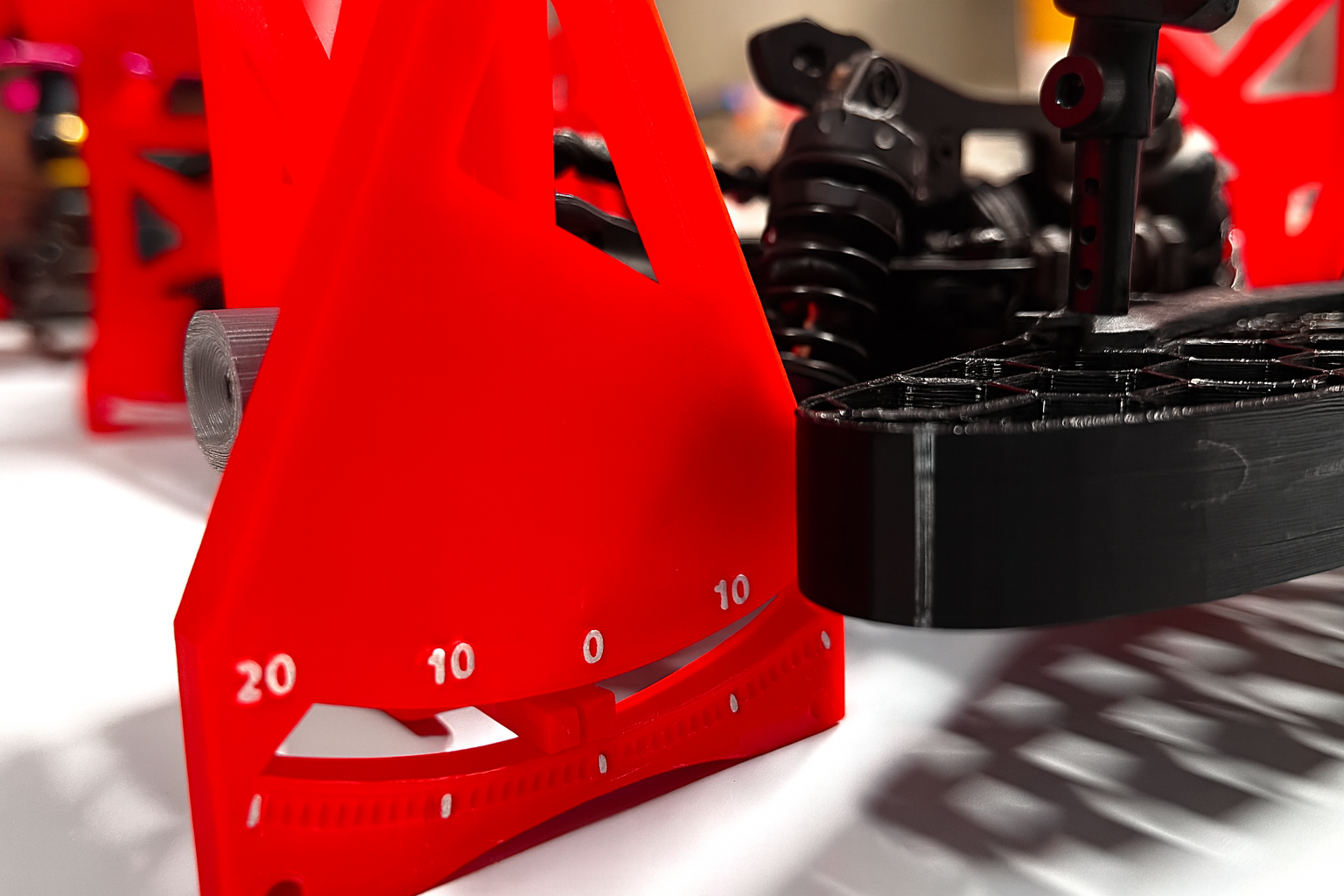 RC Setup Gauge – 1/10 Scale Camber & Toe Adjustment Tool | Compatible with TAMIYA, Kyosho, PTG2R