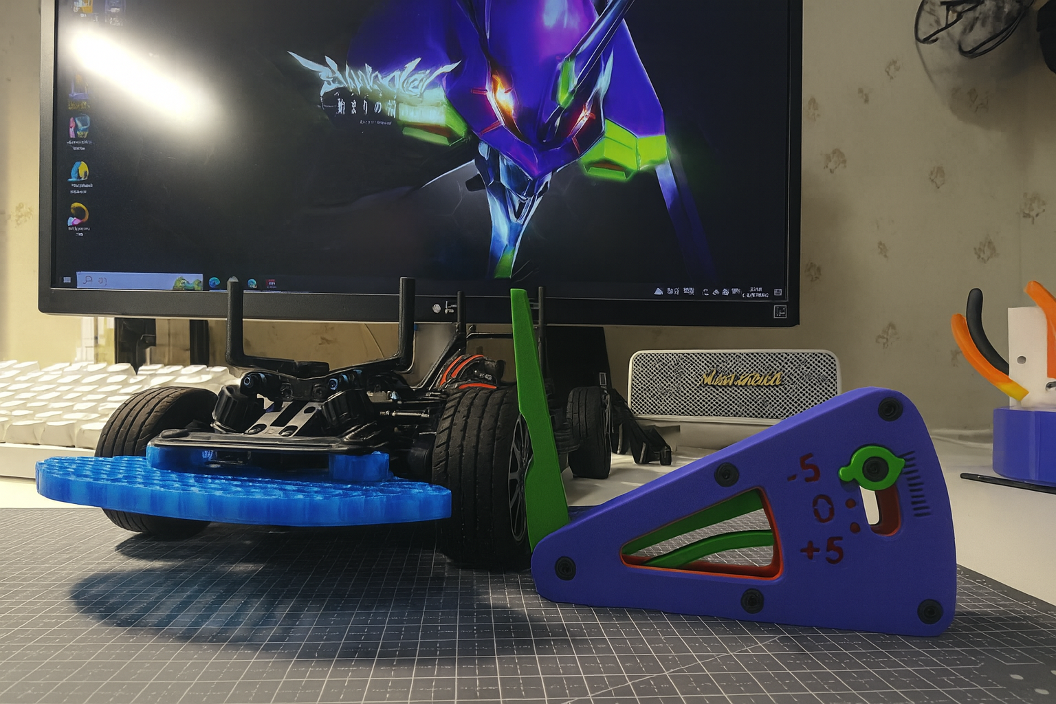 RC Setup Gauge – Precision Camber & Alignment Tool | 1/10, 1/8, 1/16 Scale Compatible