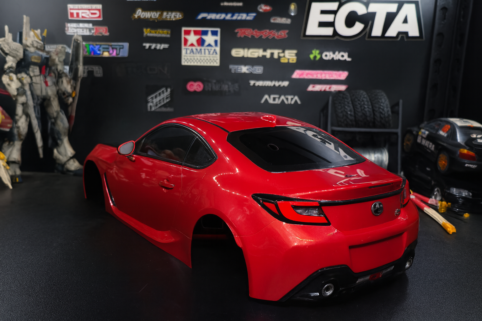 Tamiya 1/10 Toyota GR86 RC Body Shell – With Realistic LED Headlights & Taillights