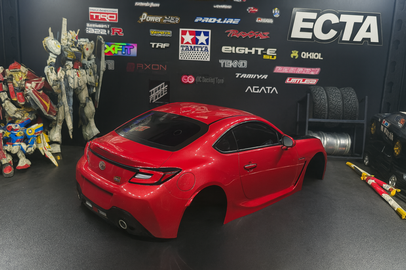 Tamiya 1/10 Toyota GR86 RC Body Shell – With Realistic LED Headlights & Taillights