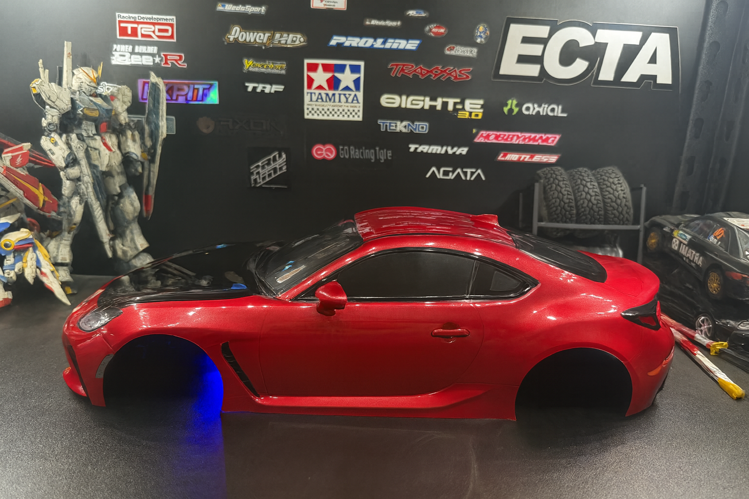 Tamiya 1/10 Toyota GR86 RC Body Shell – With Realistic LED Headlights & Taillights