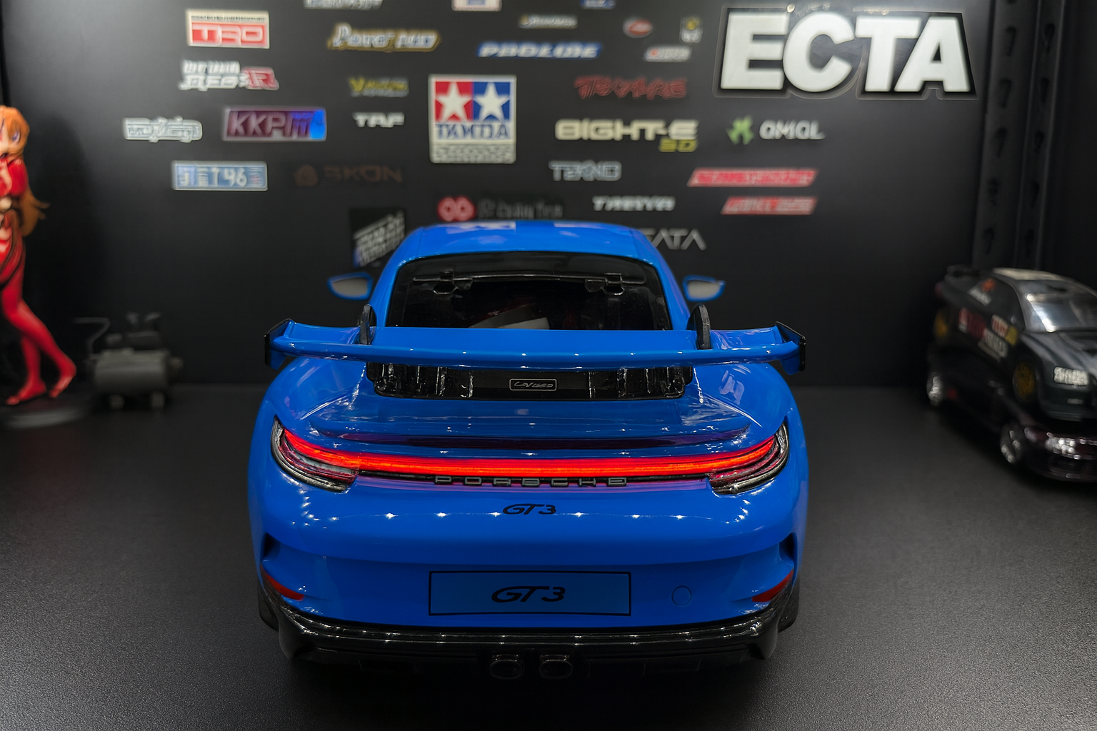 Tamiya Porsche 911 GT3 (992) Blue RTR – 1/10 2WD RC Touring Car with Painted Body & LED Lights