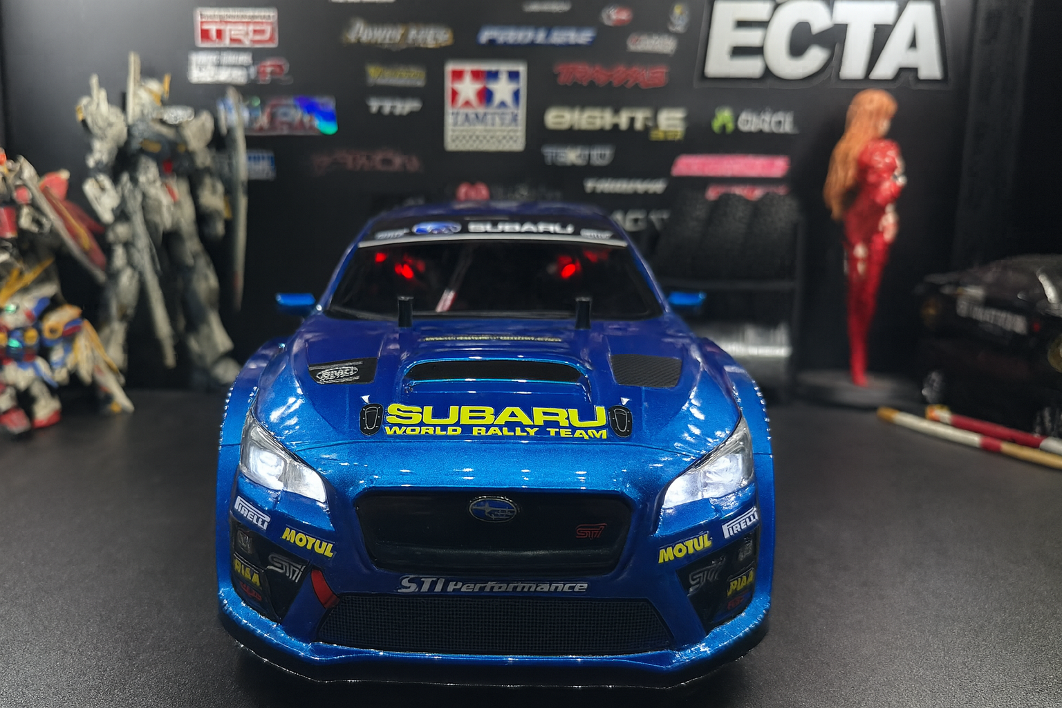 Tamiya Subaru WRX STI RTR – 1/10 RC Drift & Touring Car with Painted Body & Realistic LED Lights