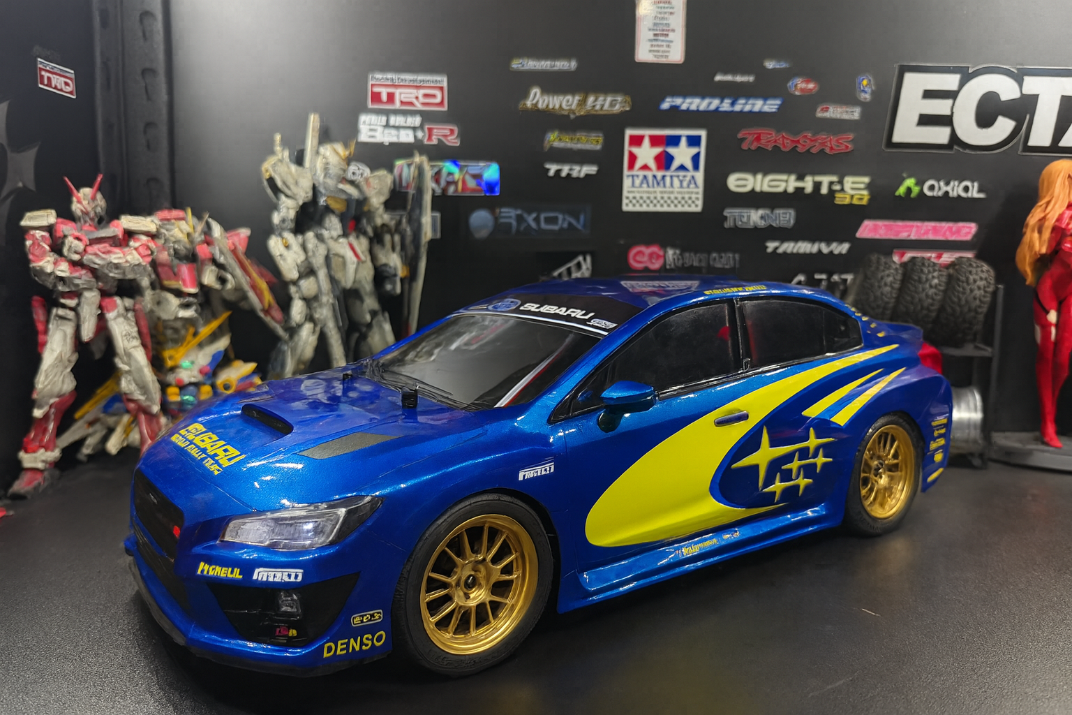 Tamiya Subaru WRX STI RTR – 1/10 RC Drift & Touring Car with Painted Body & Realistic LED Lights