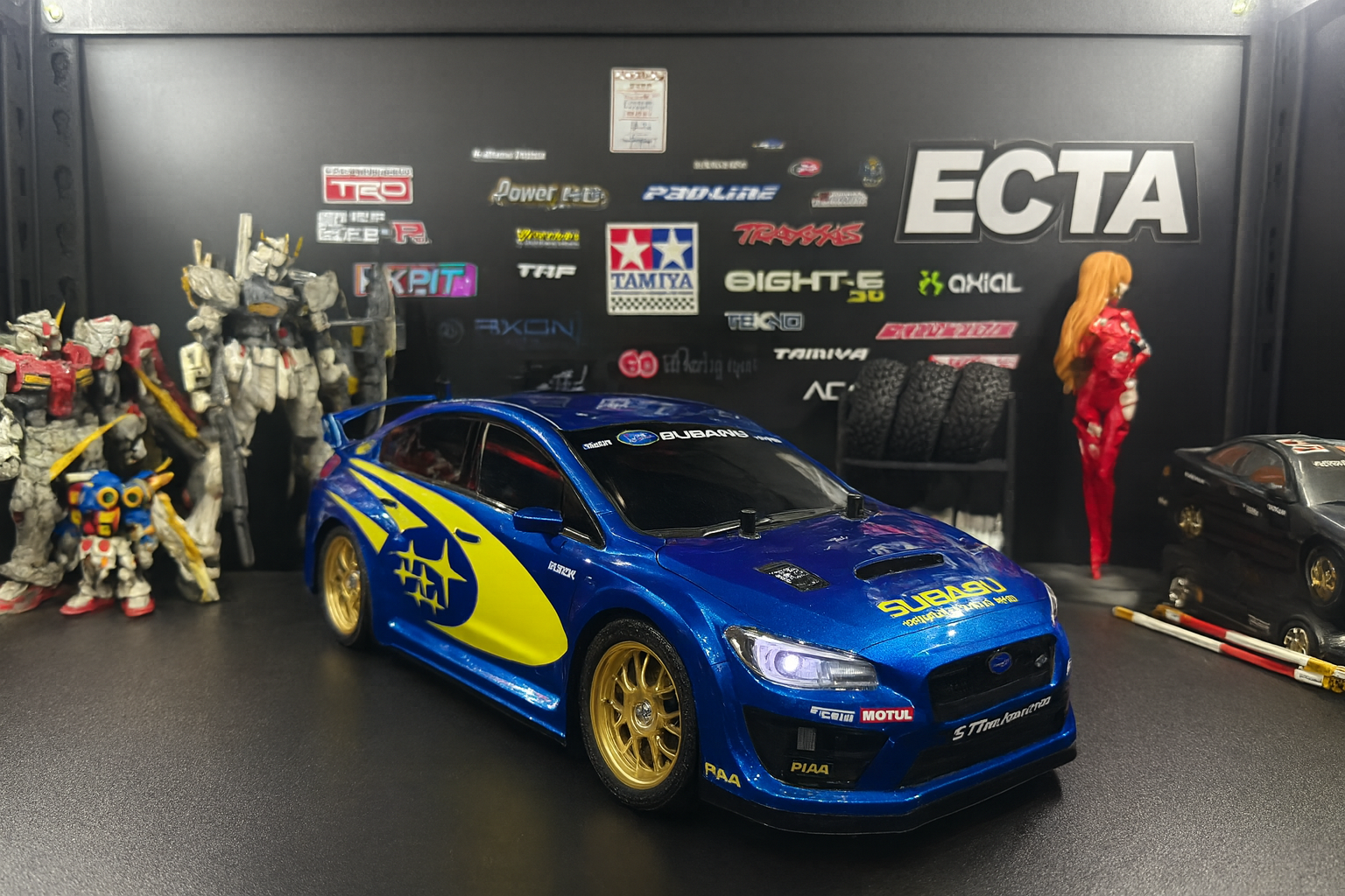 Tamiya Subaru WRX STI RTR – 1/10 RC Drift & Touring Car with Painted Body & Realistic LED Lights