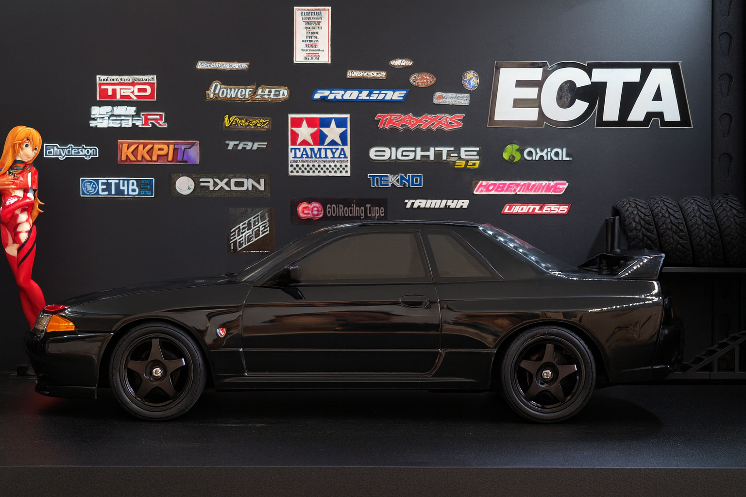 Tamiya Nissan Skyline R32 – 1/10 RTR JDM RC Car with Realistic LED Lights (Headlights & Taillights)