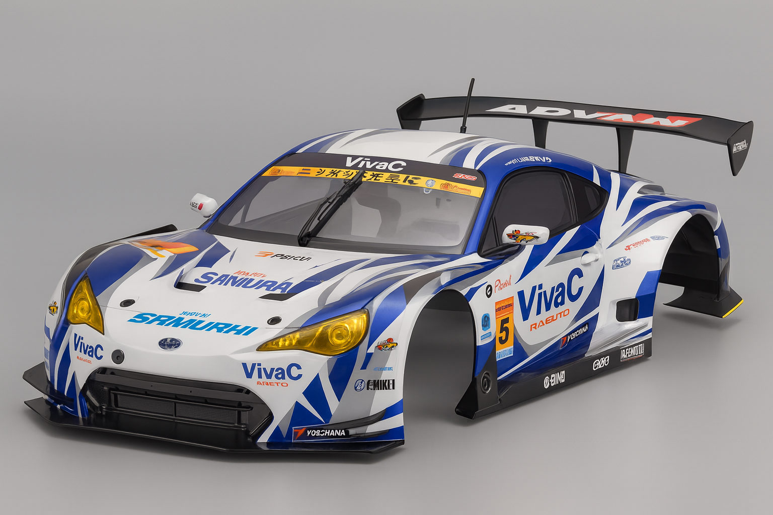 Killerbody VivaC 86 MC 2016 (48770) — 1/10 Pre-Painted RC Drift/Touring Body Shell with LED-Ready Light Buckets