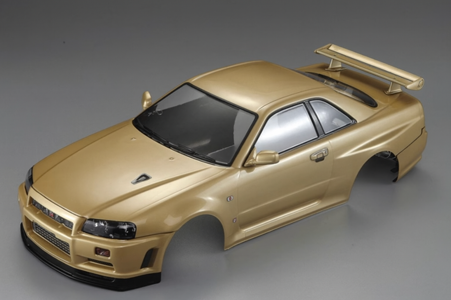 Killerbody Nissan Skyline GT-R R34 — 1/10 Pre-Painted RC Drift & Touring Body Shell (Blue / Champagne / Pearl White, 257mm)