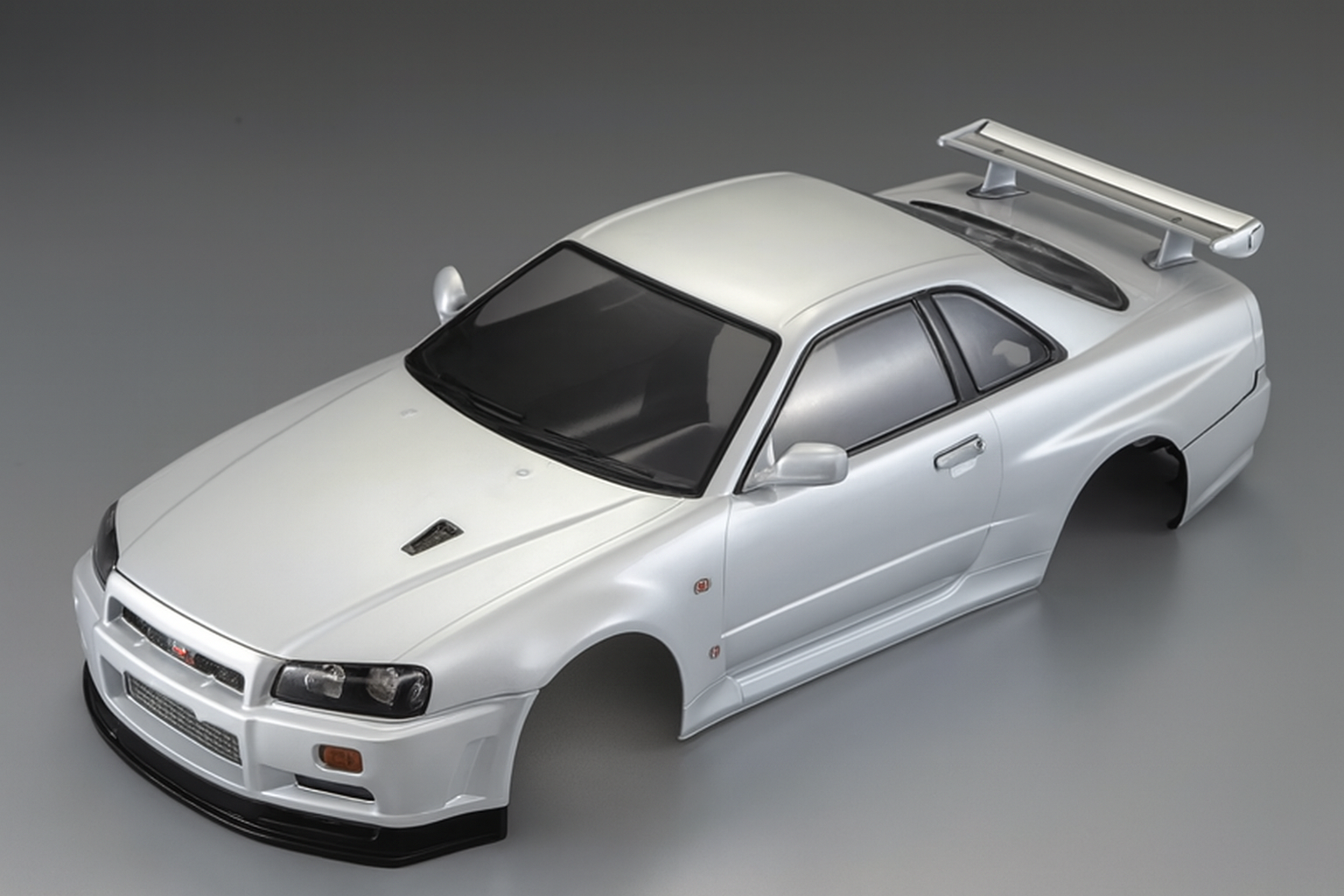 Killerbody Nissan Skyline GT-R R34 — 1/10 Pre-Painted RC Drift & Touring Body Shell (Blue / Champagne / Pearl White, 257mm)