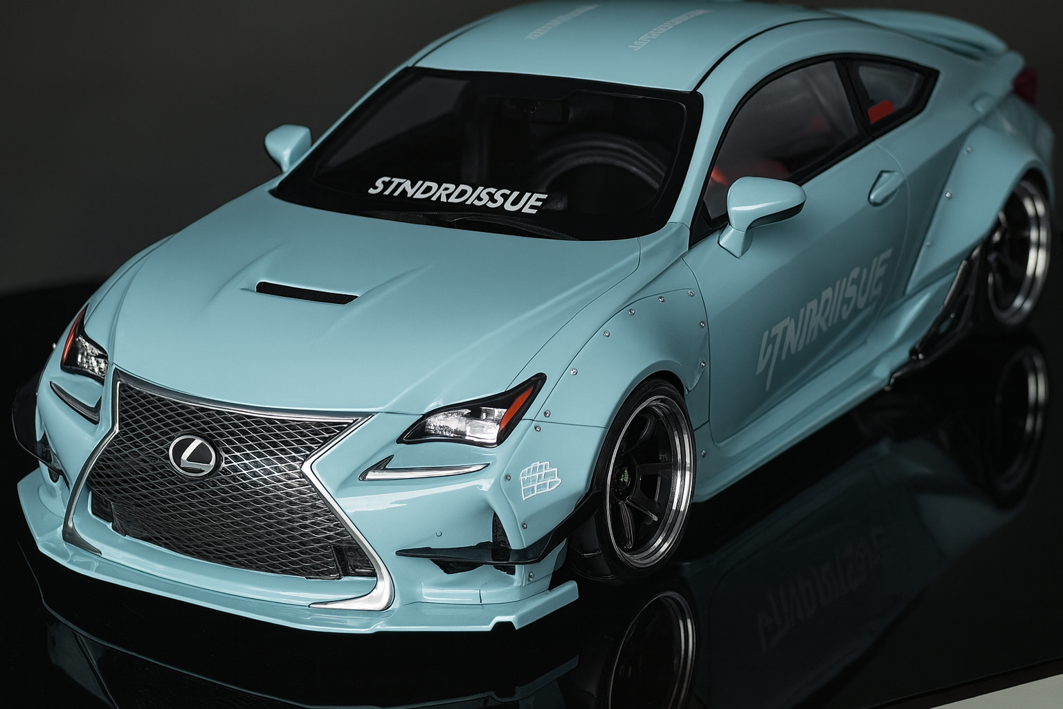 Killerbody Lexus RC-F Pandem Widebody Clear Drift Body Shell Kit – 1/10 | 200mm Width, 257mm Wheelbase