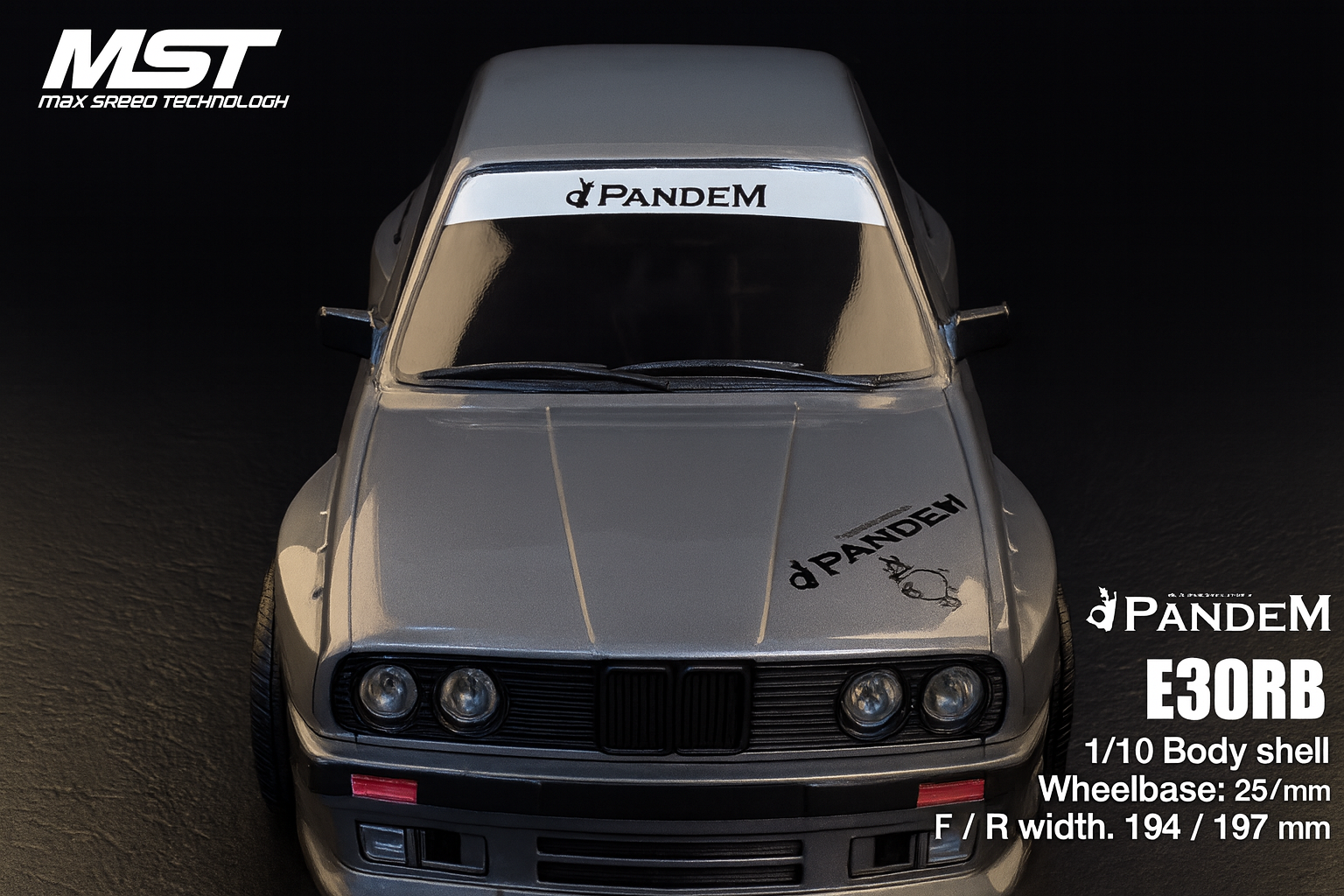 MST RMX 2.0 RTR E30RB — 1/10 Brushless RC Drift Car with Tunable RWD Chassis (Deep Blue / Gray)