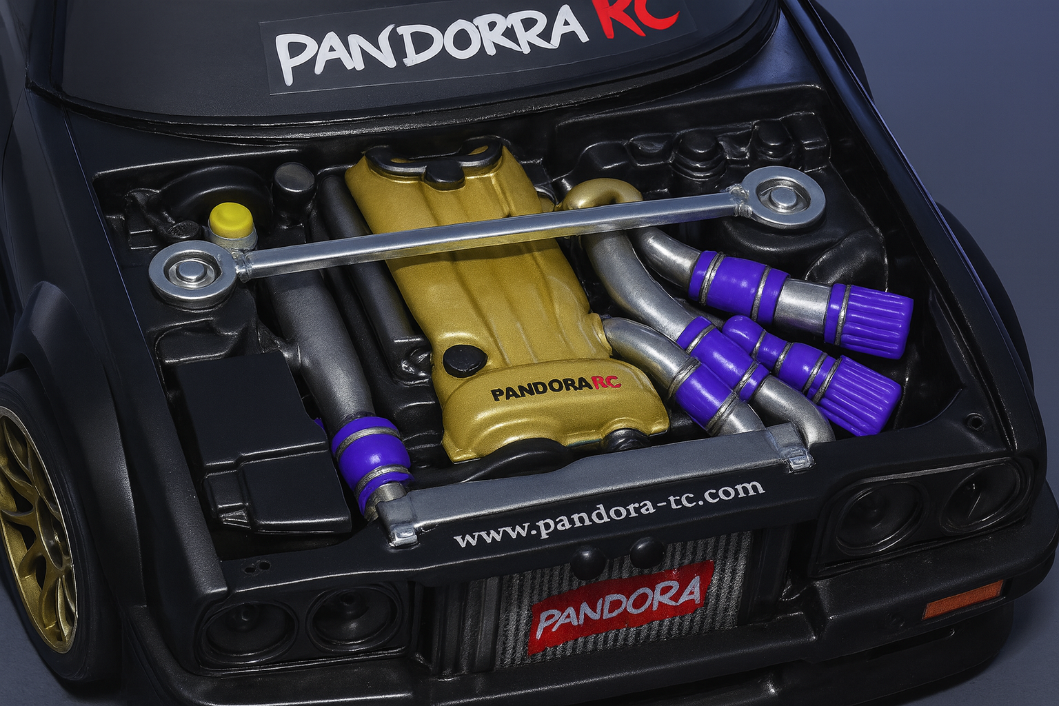 Pandora Engine Set <SR / RB / FA> – 1/10 RC Polycarbonate Accessory Kit | PAI-801
