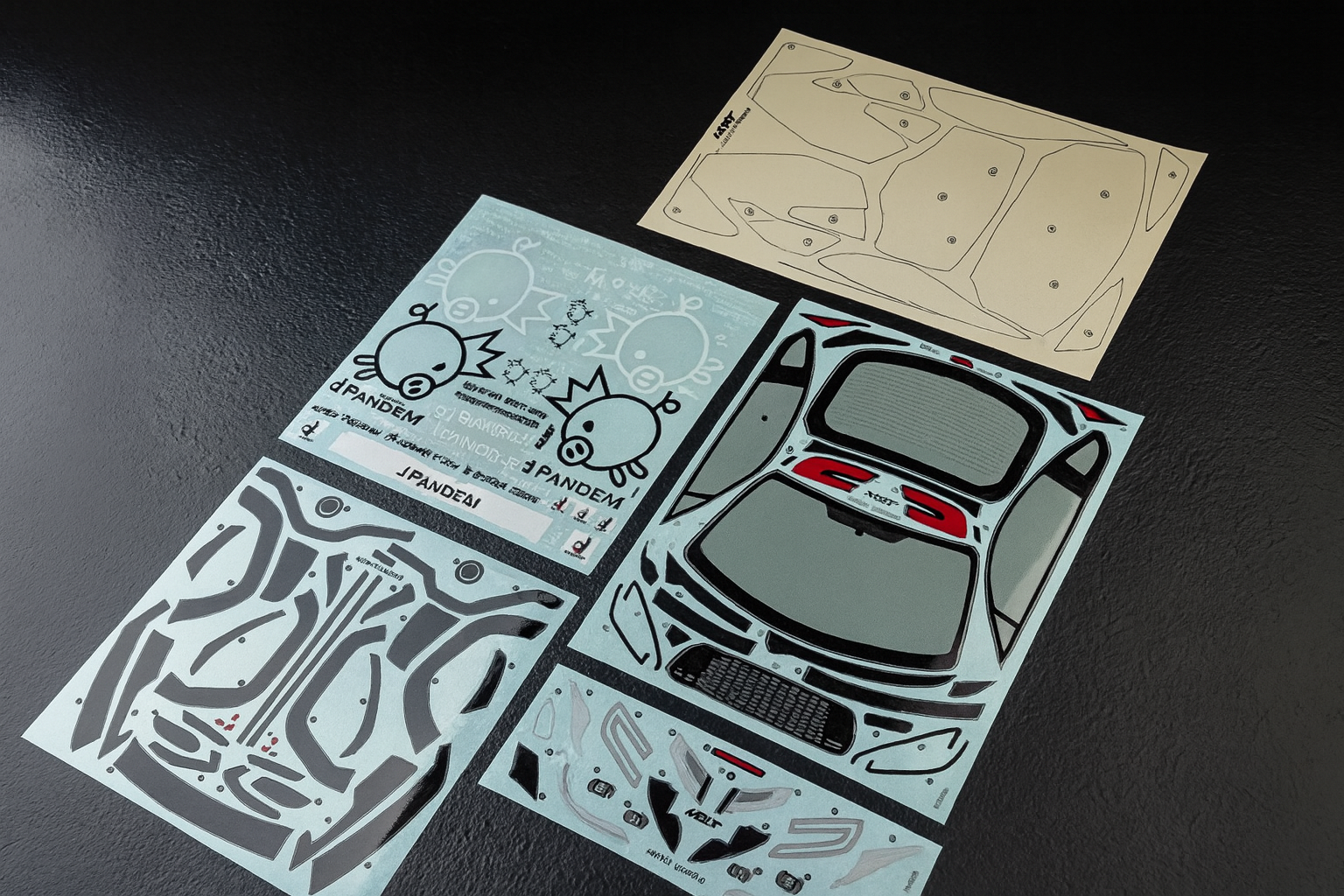 MST Toyota GR86 Pandem Widebody — 1/10 RC Drift & Touring Body Shell (Clear or Red, 257mm)