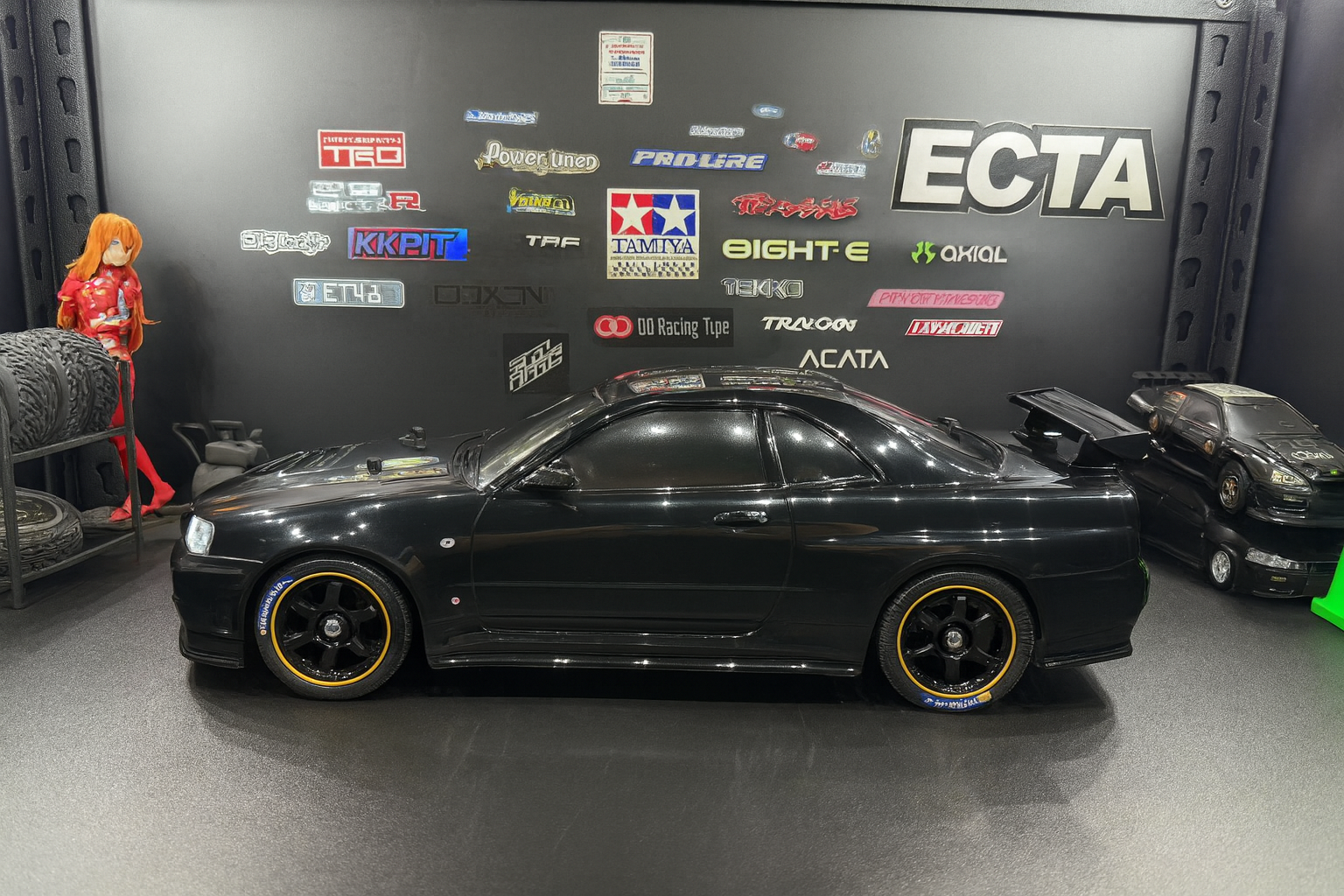 Nissan Skyline GT-R R34 Nismo RC Car – 1/10 Scale RTR Tamiya Build with LED Lights