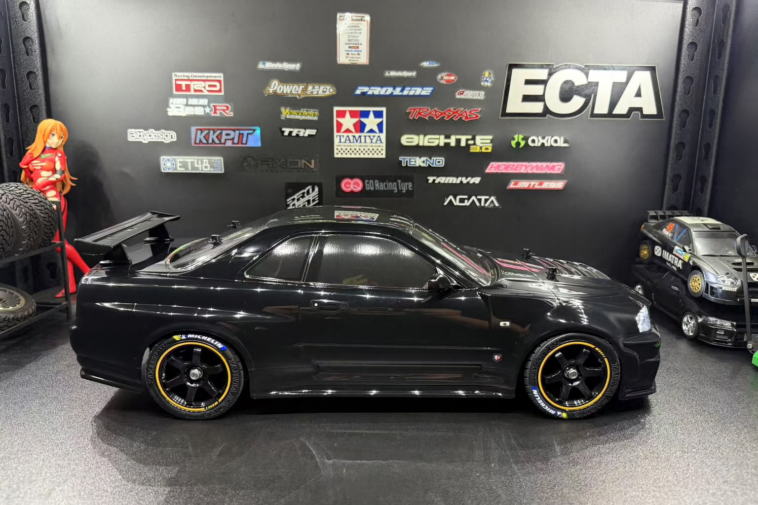 Nissan Skyline GT-R R34 Nismo RC Car – 1/10 Scale RTR Tamiya Build with LED Lights