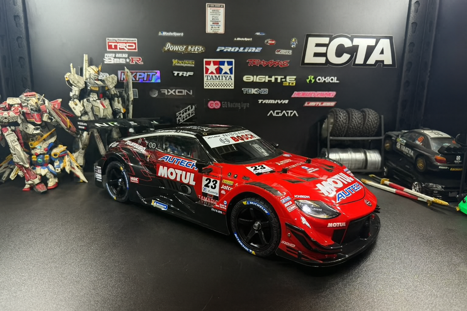 Tamiya Motul Autech Z RTR — 1/10 2WD Touring Car with Exclusive Headlight Buckets & Realistic LED Lights