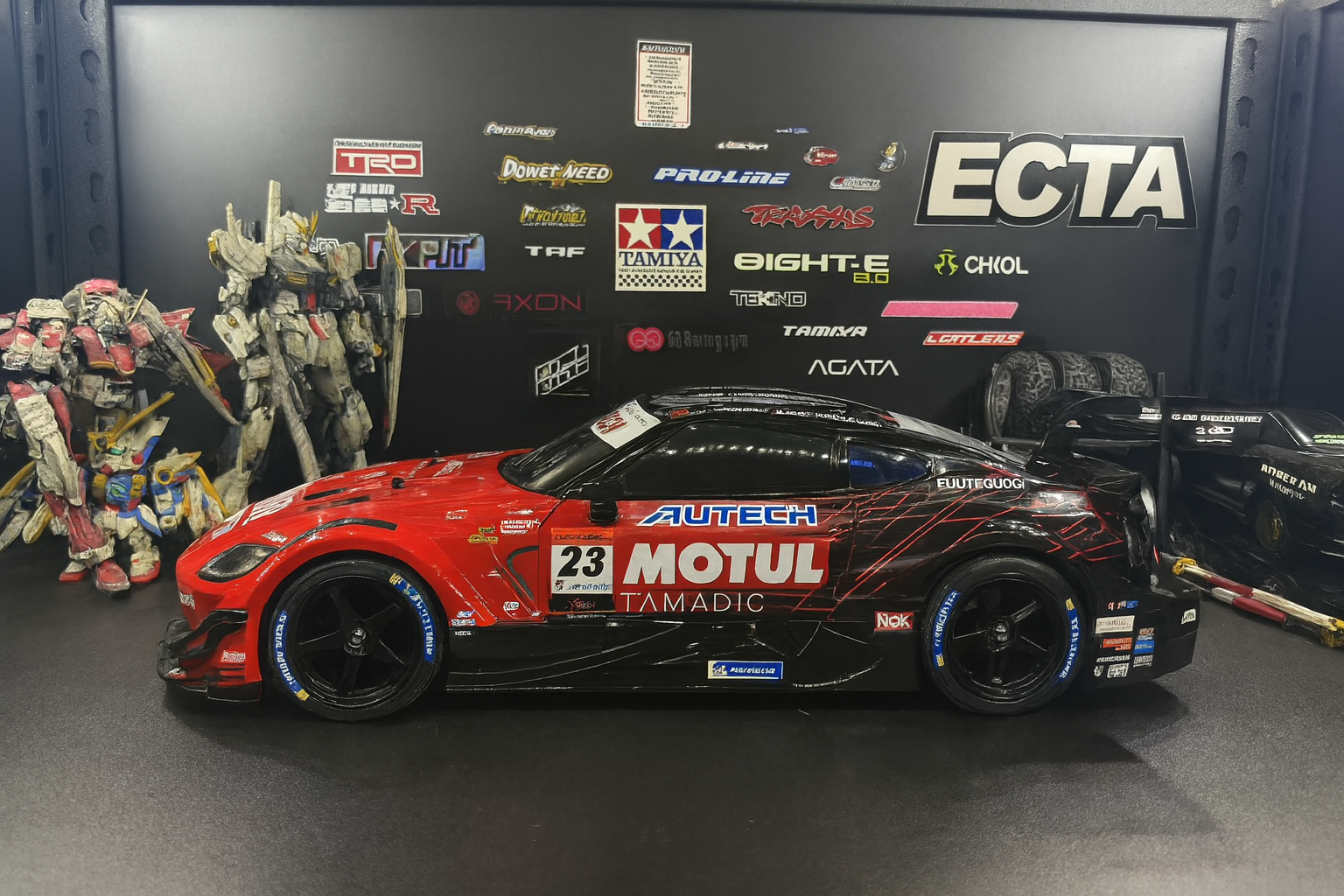 Tamiya Motul Autech Z RTR — 1/10 2WD Touring Car with Exclusive Headlight Buckets & Realistic LED Lights