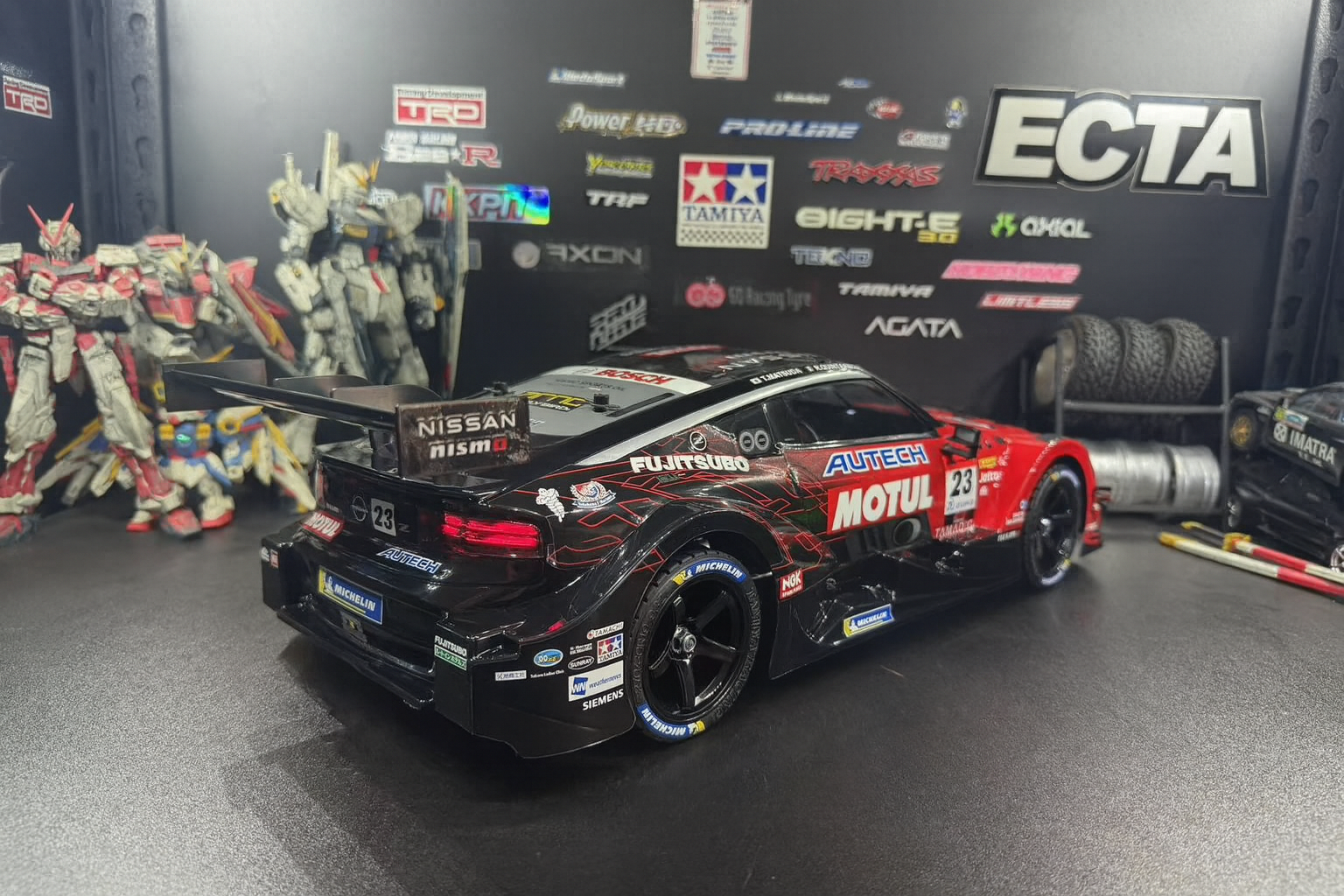 Tamiya Motul Autech Z RTR — 1/10 2WD Touring Car with Exclusive Headlight Buckets & Realistic LED Lights