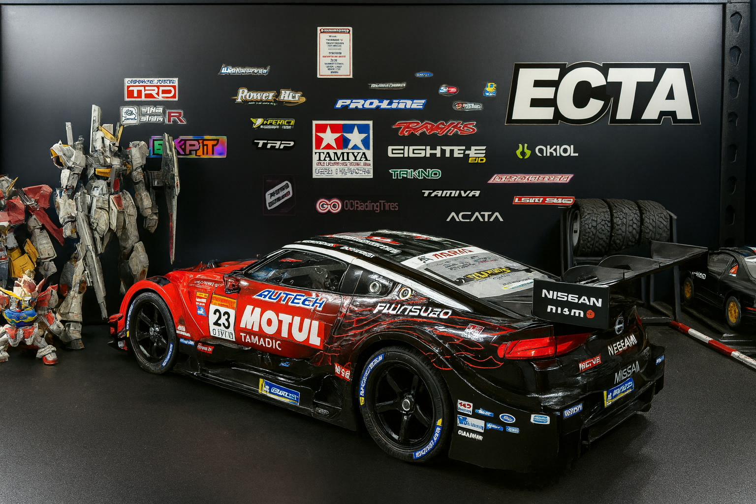Tamiya Motul Autech Z RTR — 1/10 2WD Touring Car with Exclusive Headlight Buckets & Realistic LED Lights