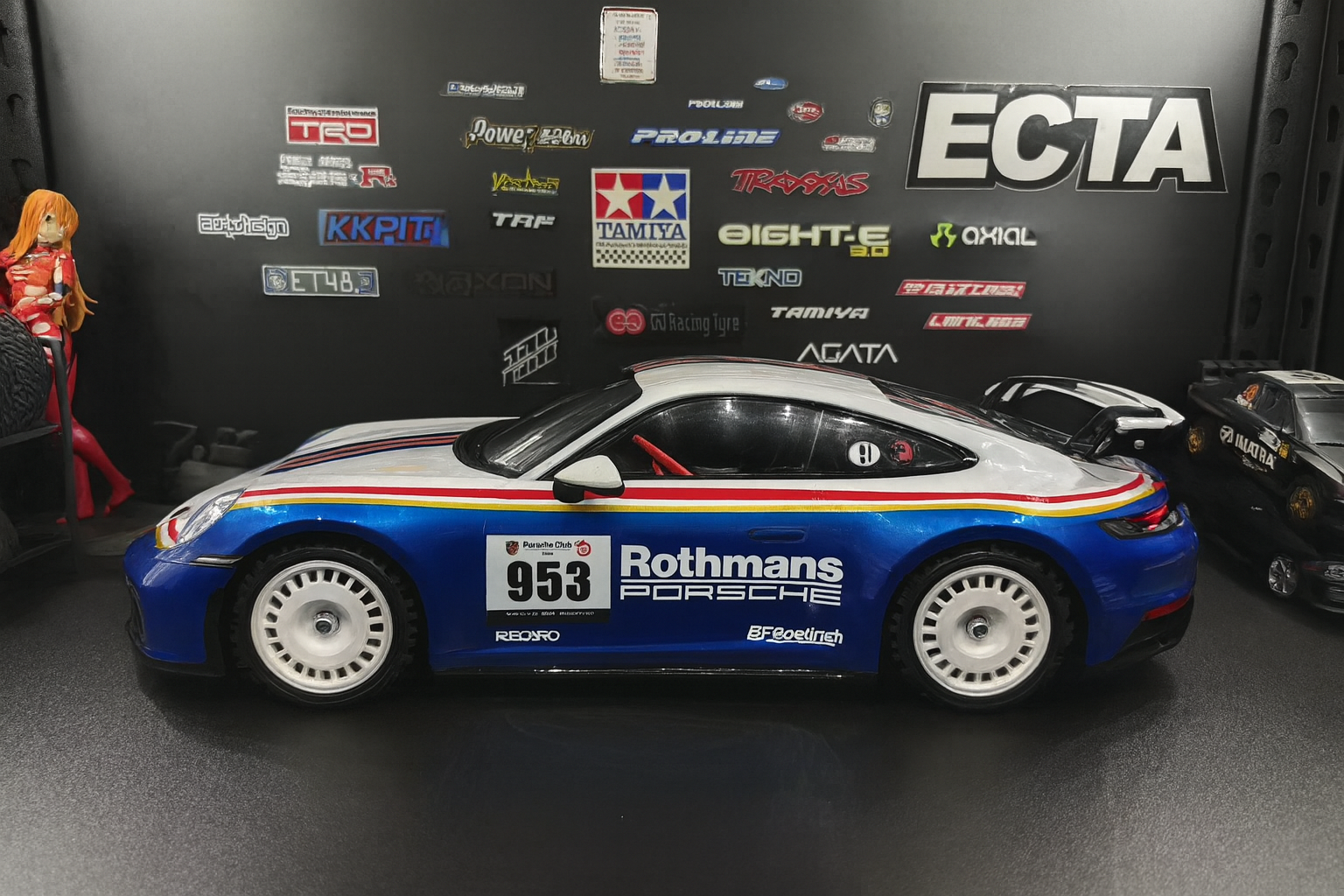 Tamiya Porsche 911 GT3 (992) RTR — 1/10 RC Touring Car with Painted Body & Realistic LED Headlights/Taillights