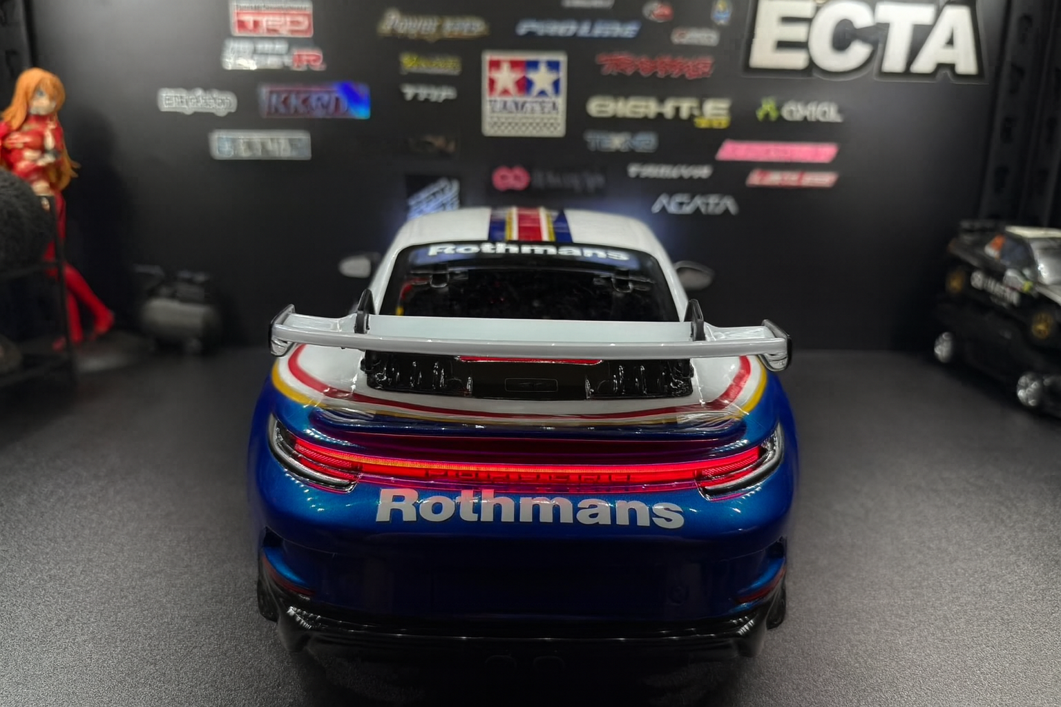Tamiya Porsche 911 GT3 (992) RTR — 1/10 RC Touring Car with Painted Body & Realistic LED Headlights/Taillights