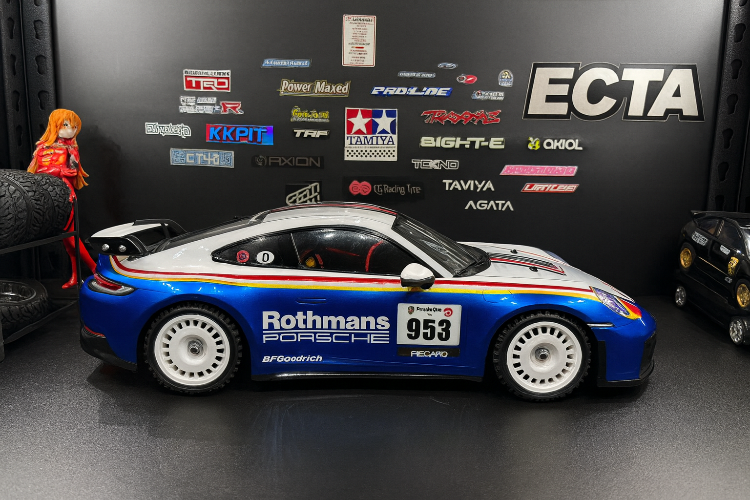 Tamiya Porsche 911 GT3 (992) RTR — 1/10 RC Touring Car with Painted Body & Realistic LED Headlights/Taillights