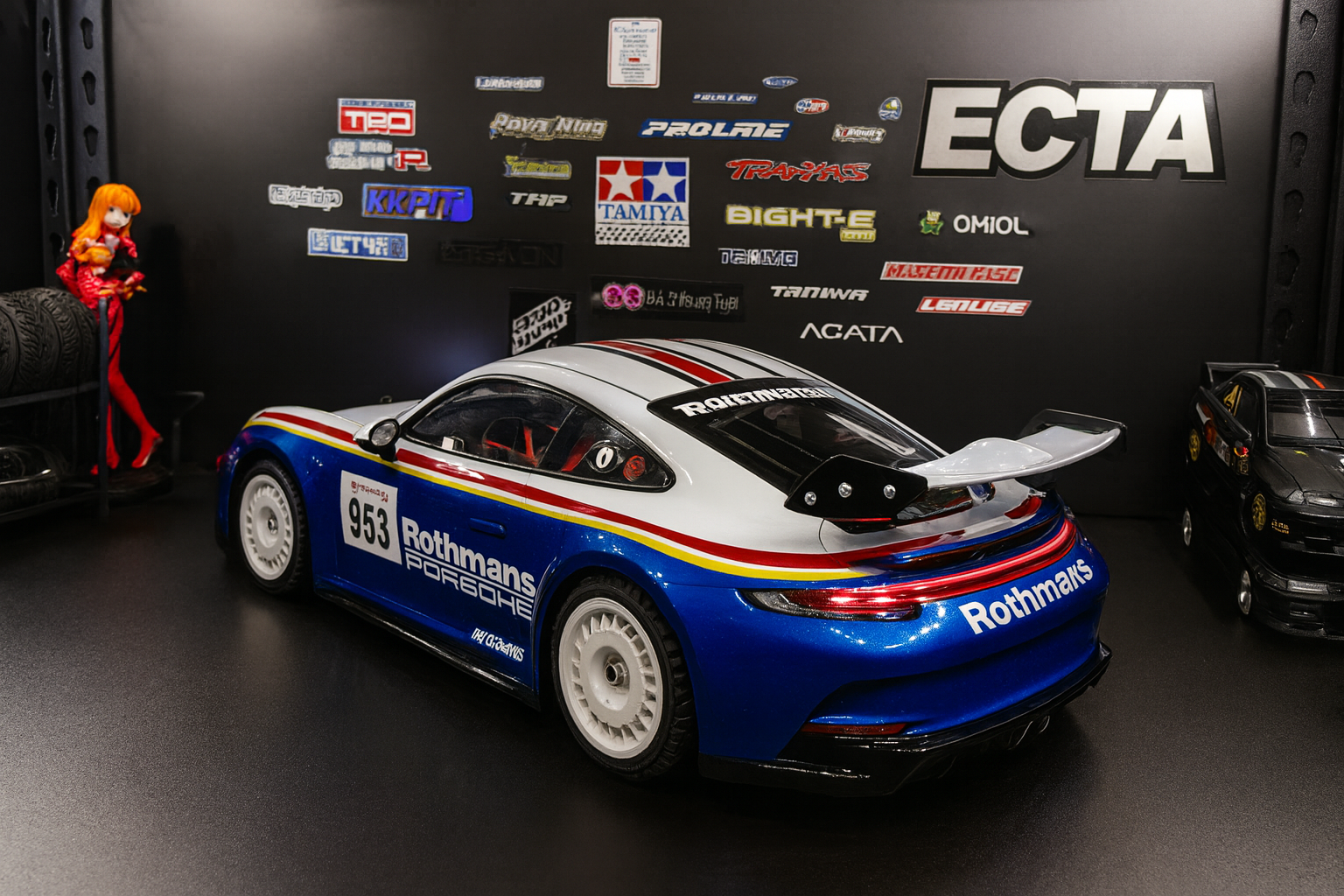 Tamiya Porsche 911 GT3 (992) RTR — 1/10 RC Touring Car with Painted Body & Realistic LED Headlights/Taillights
