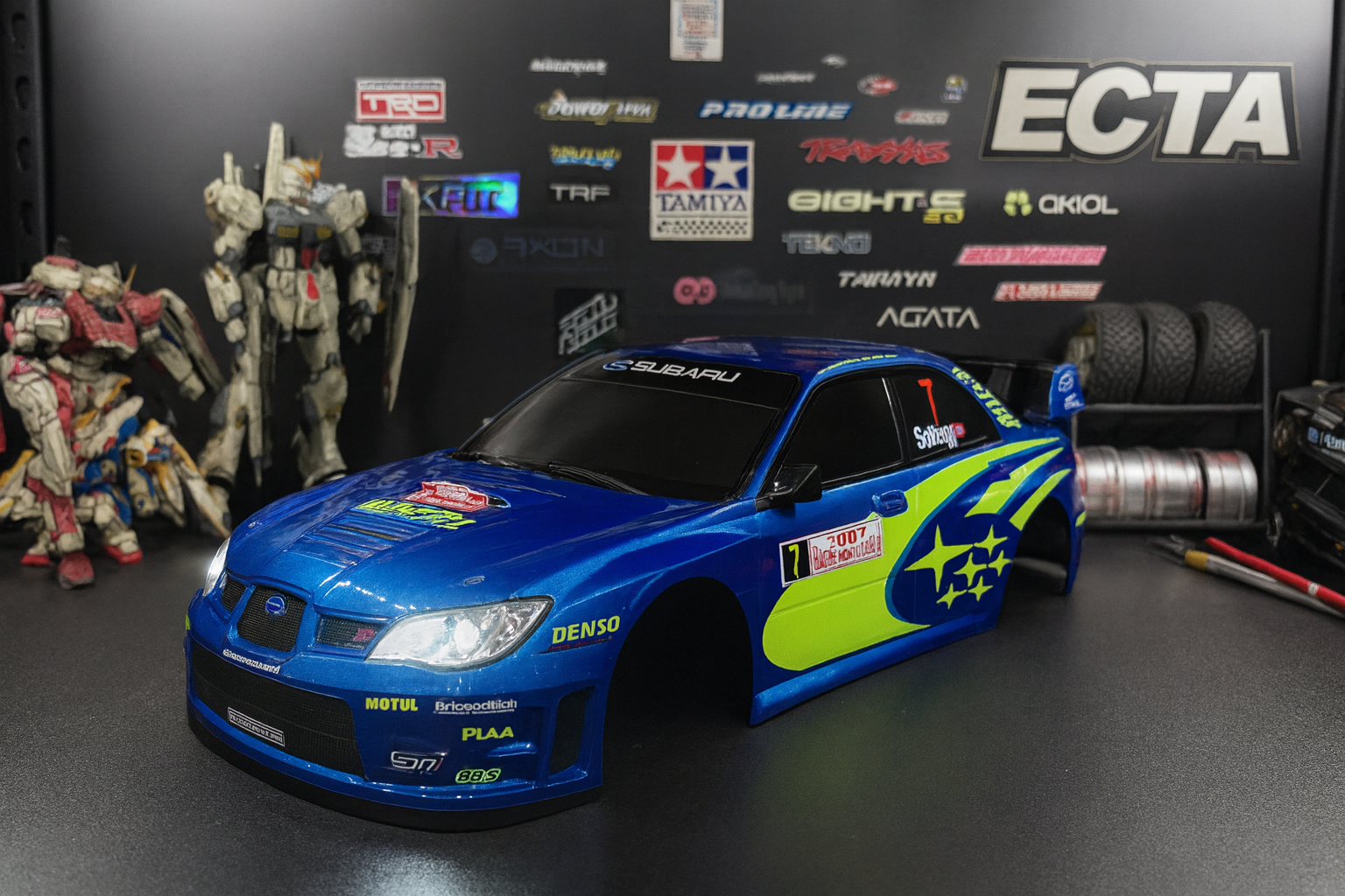 Tamiya Subaru Impreza WRX STI (9th Gen) – 1/10 RC Body Shell Only | Custom with LED Lights