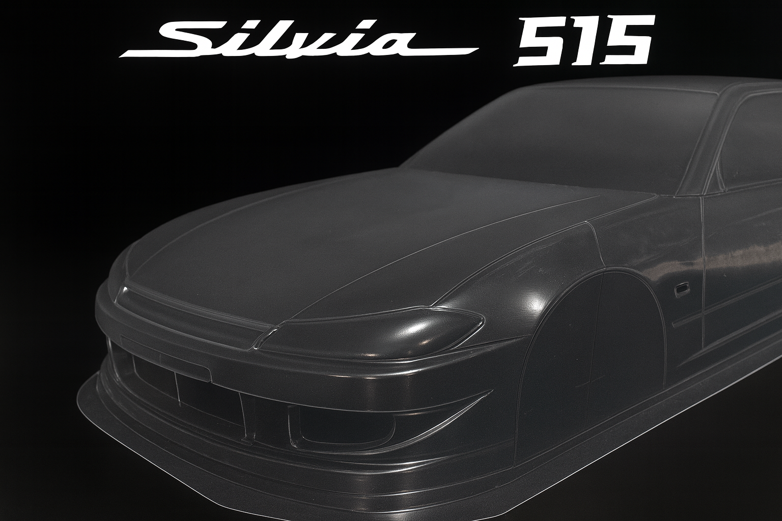 Nissan Silvia S15 NISMO Clear PVC Drift Body Shell (Unassembled) – 1/10 | 260mm Wheelbase, 190mm Width