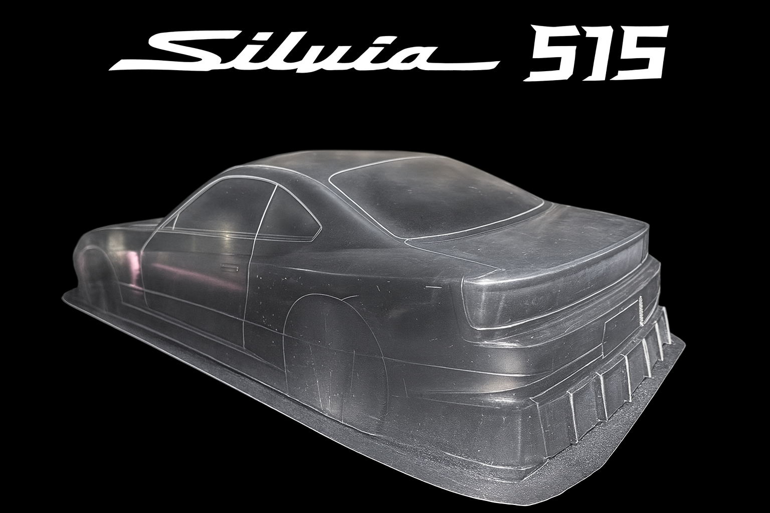 Nissan Silvia S15 NISMO Clear PVC Drift Body Shell (Unassembled) – 1/10 | 260mm Wheelbase, 190mm Width