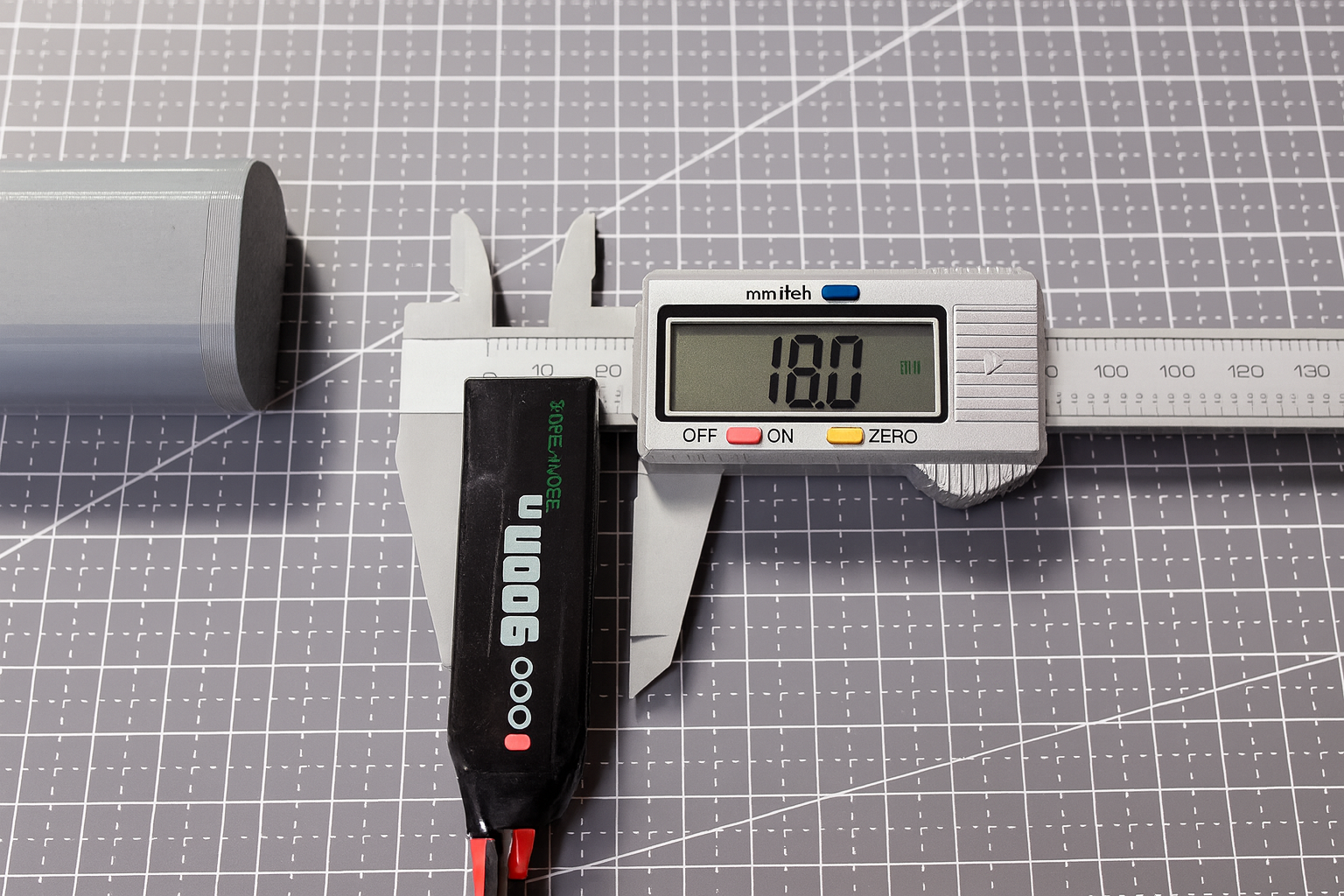 TAMIYA TT-02 Battery Case – 3D Printed Holder for 2200mAh Round Pack | 120×33×17.8mm