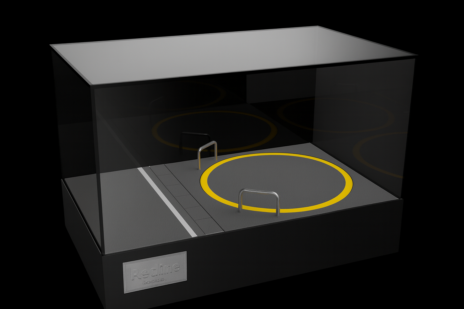 1/64 Scale Rotating Parking Garage Display Platform – Fast & Furious Tokyo Drift Inspired | Standard & Upgraded LED Versions