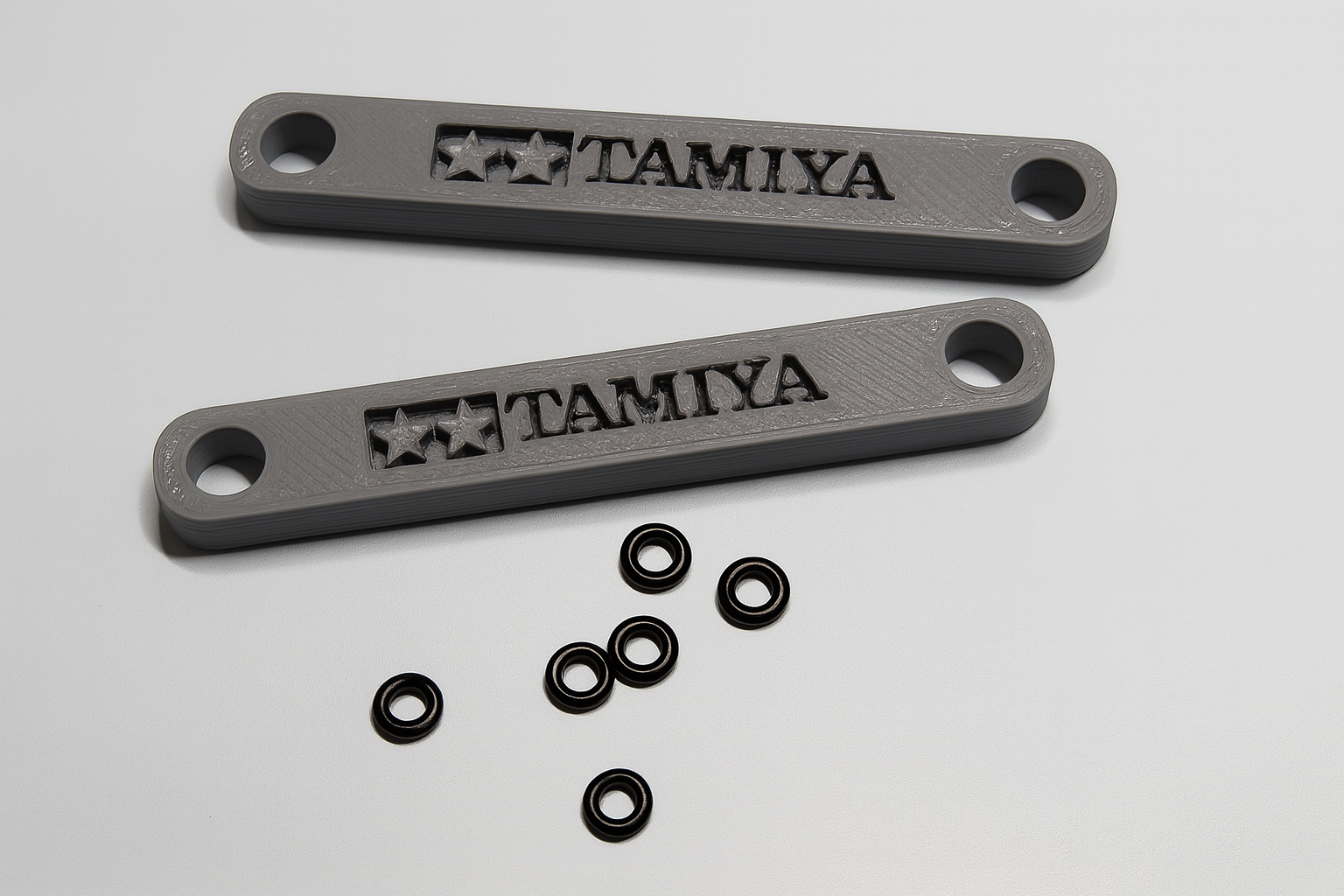 TAMIYA TT-01 / TT-02 / XV-01 / XV-02 Body Post Reinforcement Brace | Includes 4 O-Rings
