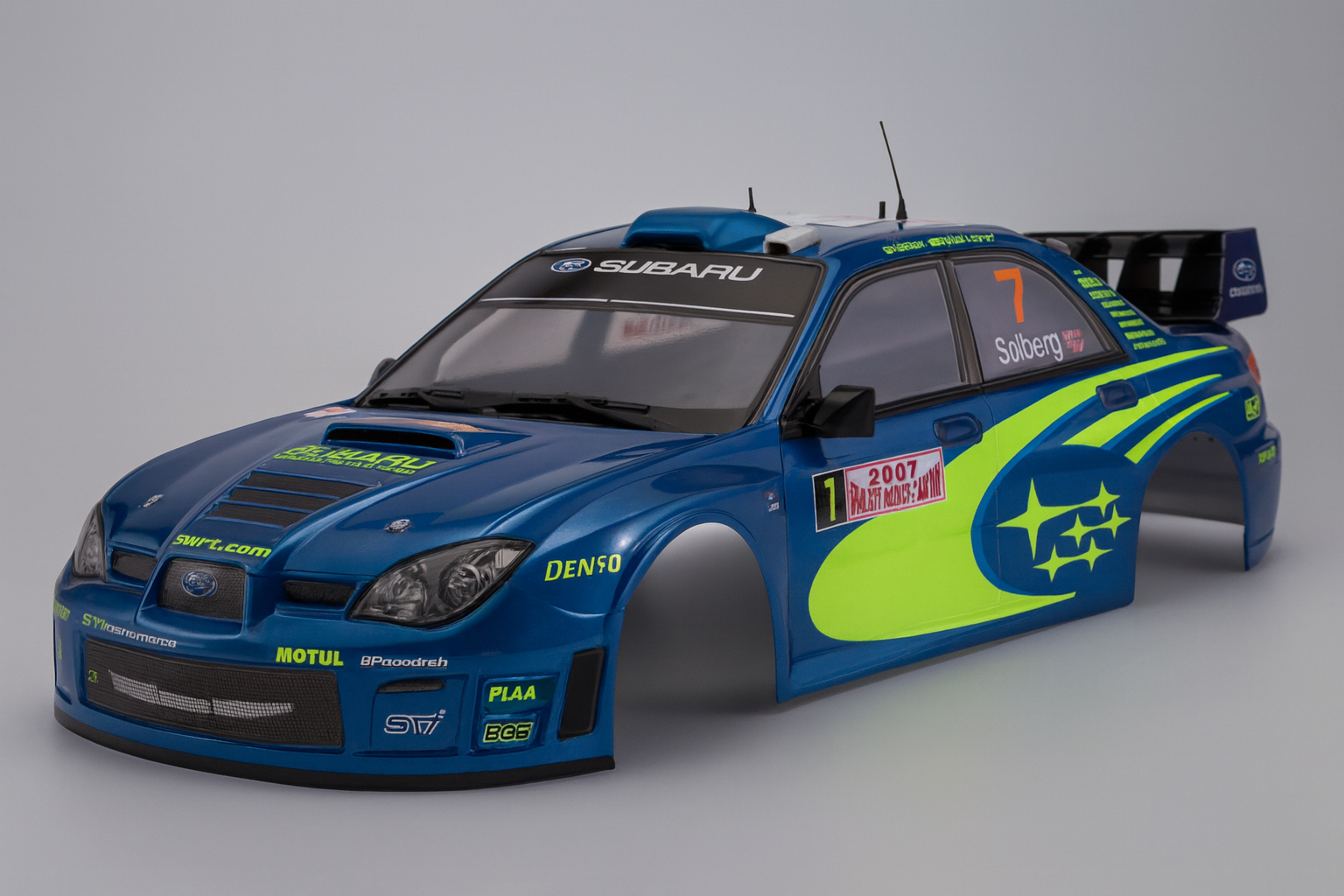 🏁 Killerbody Subaru Impreza WRC 2007 1/10 Electric Touring/Rally Car Body (Finished) 190mm