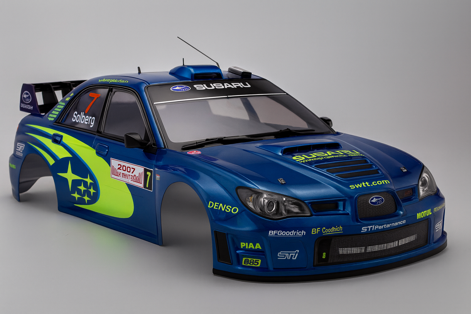 🏁 Killerbody Subaru Impreza WRC 2007 1/10 Electric Touring/Rally Car Body (Finished) 190mm