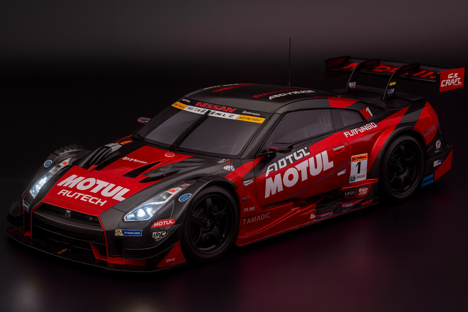 Killerbody Motul Autech GT-R — 1/10 Pre-Painted RC Touring Drift Body Shell (LED-Ready, 257mm)