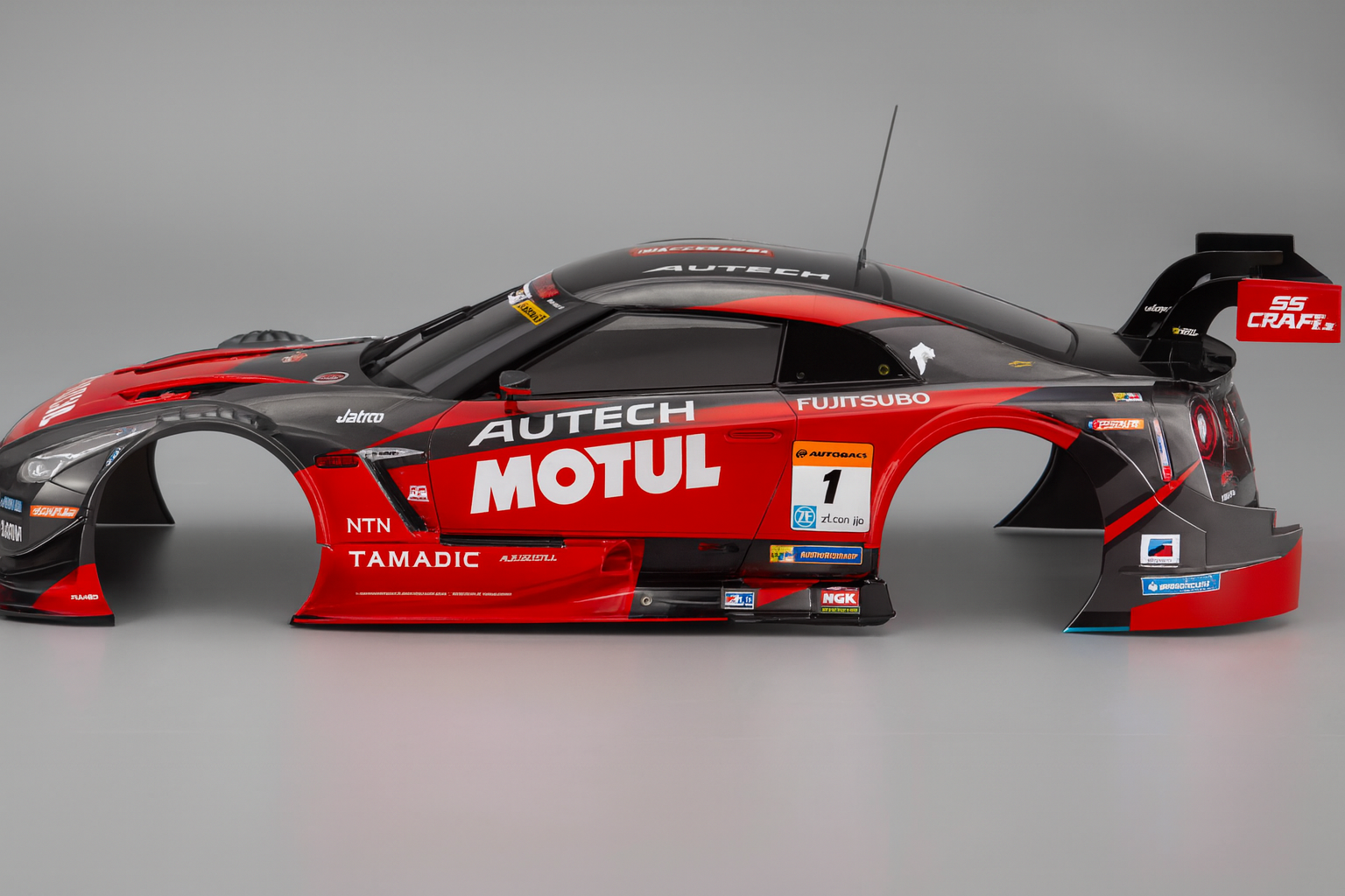 Killerbody Motul Autech GT-R — 1/10 Pre-Painted RC Touring Drift Body Shell (LED-Ready, 257mm)