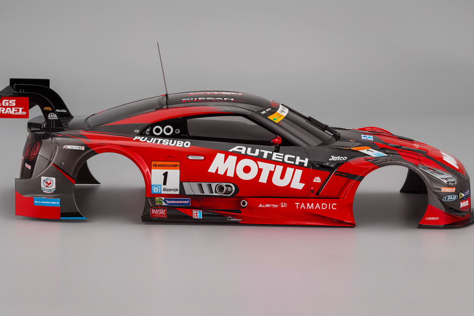 Killerbody Motul Autech GT-R — 1/10 Pre-Painted RC Touring Drift Body Shell (LED-Ready, 257mm)