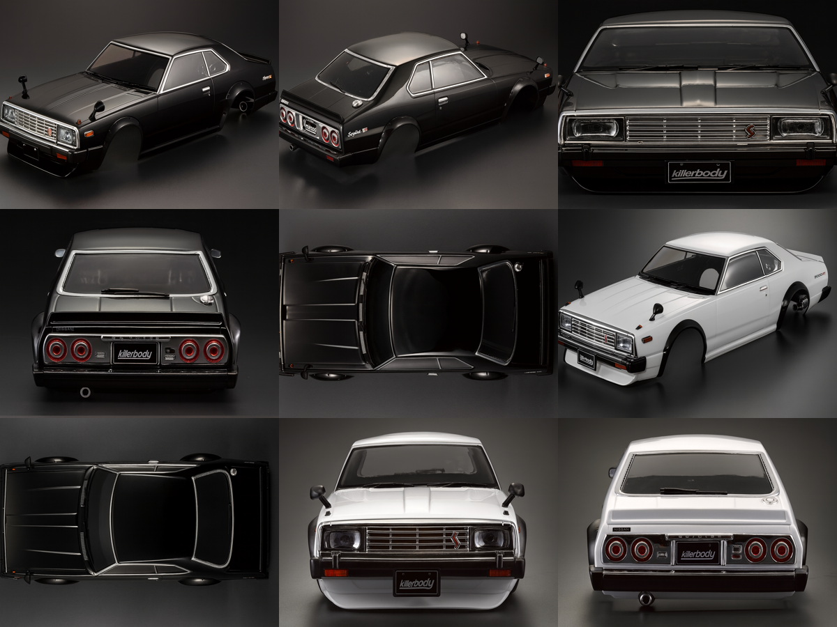 Nissan Skyline C211 RC Body Shell — 1/10 Pre-Painted Drift/Touring with Optional LED Kit